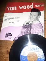 EP VAN WOOD QUARTET mia cara carolina 1956 mooie, Ophalen of Verzenden, Zo goed als nieuw, Jazz en Blues, EP