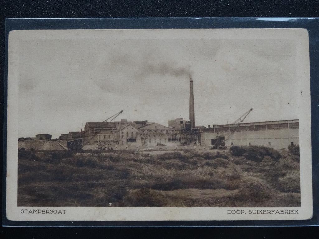 STAMPERSGAT   Coöp Suikerfabriek in werking, Ophalen of Verzenden, Voor 1920, Gelopen, Noord-Brabant