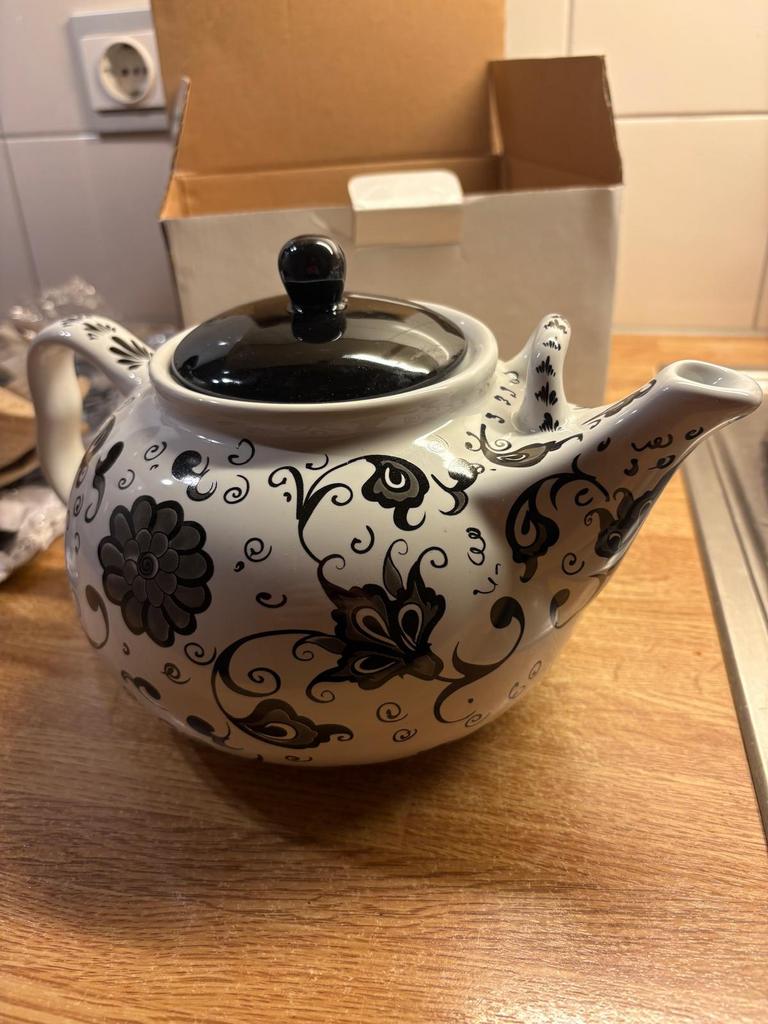 Theepot Bowls & Dishes met warmhouder, Huis en Inrichting, Keuken | Servies, Overige typen, Nieuw, Ophalen of Verzenden, Overige stijlen