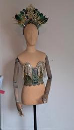 Topje met hoofdtooi, handgemaakt, kleine maat., Ophalen of Verzenden