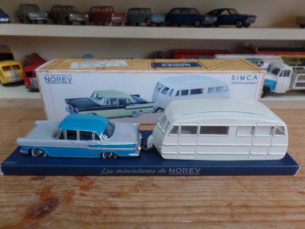 Norev Simca met Caravan, Ophalen of Verzenden