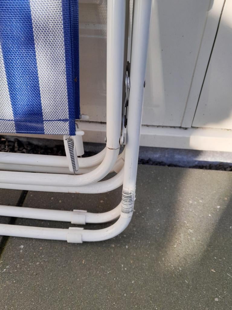 Op klapstoel, Ophalen of Verzenden, Zo goed als nieuw, Campingstoel