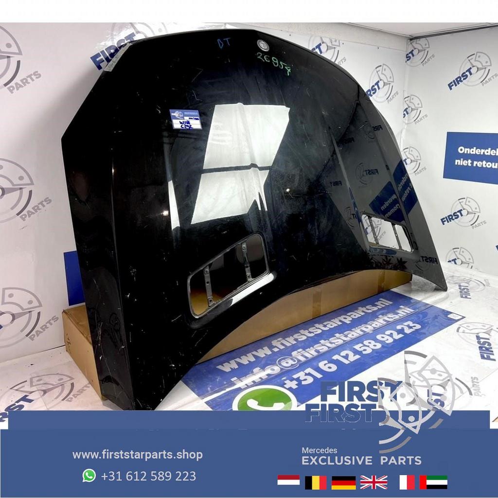 W166 ML AMG MOTORKAP ZWART ORIGINEEL Mercedes 2015-2019 166, Auto-onderdelen, Gebruikt, -, Voor, Ophalen of Verzenden