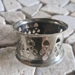 Antieke EPNS servetring met opengewerkt design, Antiek en Kunst, Ophalen of Verzenden