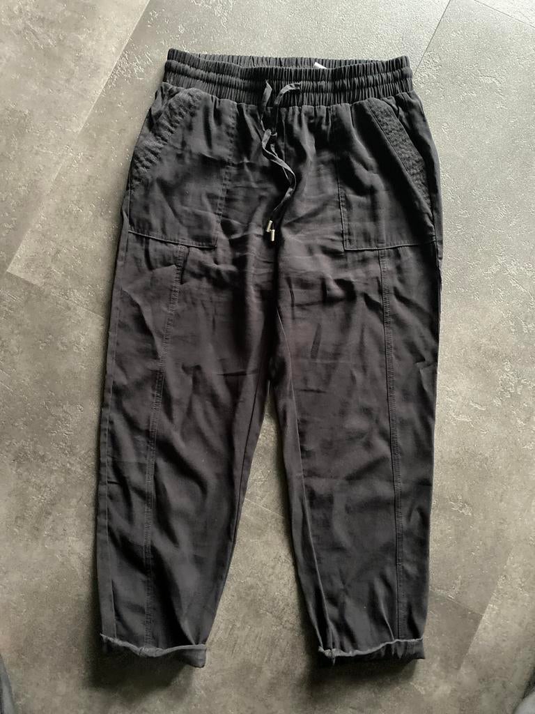 Ms mode zomercollectie 2025 broek maat 44, nooit gedragen, Zwart, Maat 42/44 (L), Nieuw, Ophalen of Verzenden