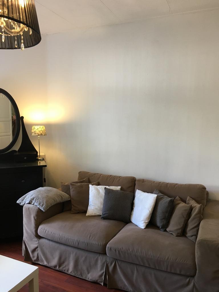 Lekker Ittende beige bank ikea, Ophalen of Verzenden, Gebruikt