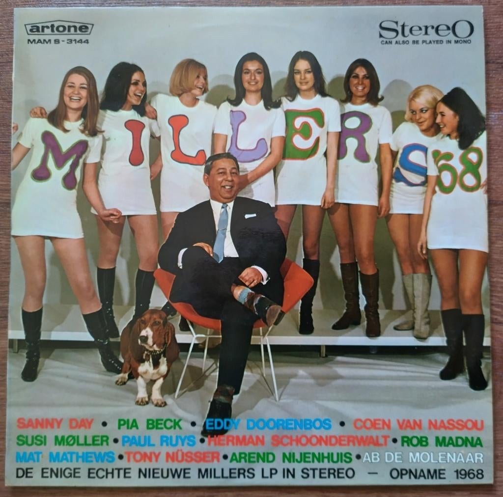 LP De Millers - Millers '68 Artone MAM S-3144 1968 Jazz, 1960 tot 1980, Gebruikt, Originele persing, Ophalen of Verzenden