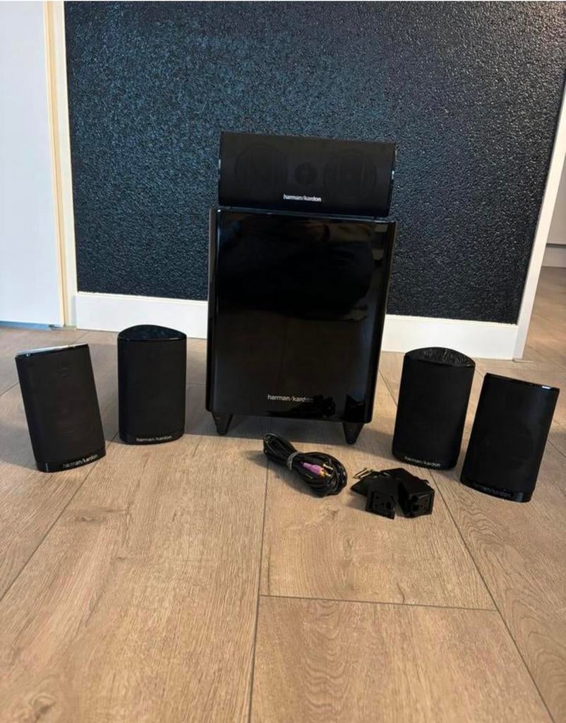 Harman Kardon speakerset, Audio, Tv en Foto, Home Cinema-sets, Gebruikt, 70 watt of meer, 5.1-systeem, Ophalen
