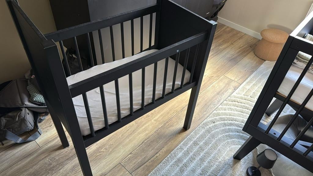 Kidsmill zwarte wieg, Kinderen en Baby's, Babywiegjes en Ledikanten, Ophalen, Zo goed als nieuw, Wieg