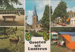 LUNTEREN Blije Werelt Hertenkamp Kerk Camping Groeten, Verzenden, 1980 tot heden, Ongelopen, Gelderland