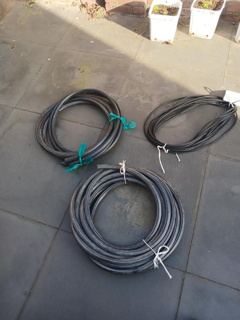 Nieuw raamrubber zwart + pees, Caravans en Kamperen, Caravan accessoires, Ophalen