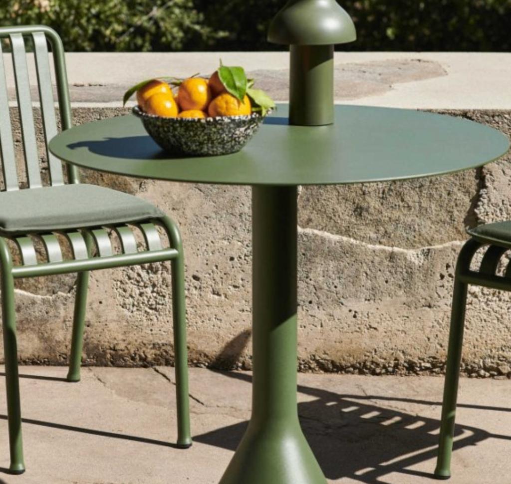 Hay Palissade Cone tuintafel 90 Olive | Van €679, nu, Hay, Hay, Nieuw, Metaal