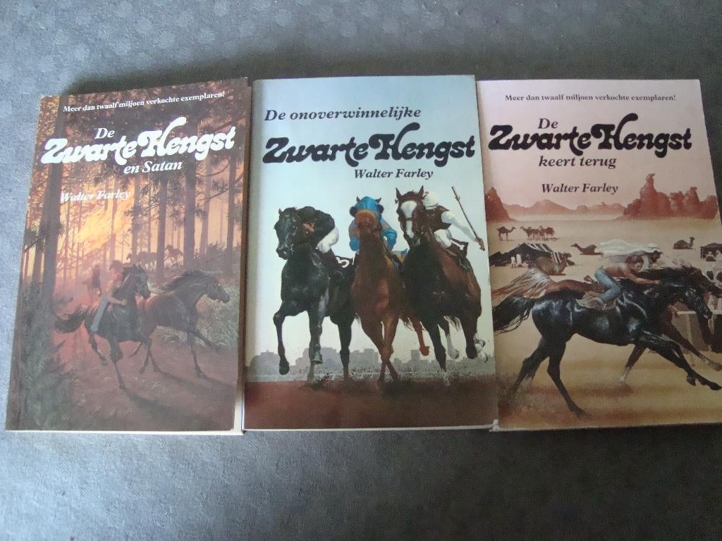 De zwarte hengst 3 stuks, Ophalen of Verzenden, Zo goed als nieuw