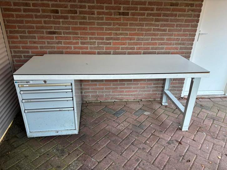 Werbank lista met trespa werkvlak., Doe-het-zelf en Verbouw, Werkbanken, Gebruikt, Ophalen of Verzenden