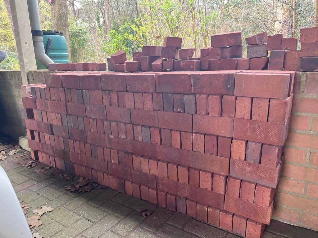 Bakstenen Engels formaat 220st., Doe-het-zelf en Verbouw, Metselstenen, Ophalen of Verzenden, Nieuw, Bakstenen