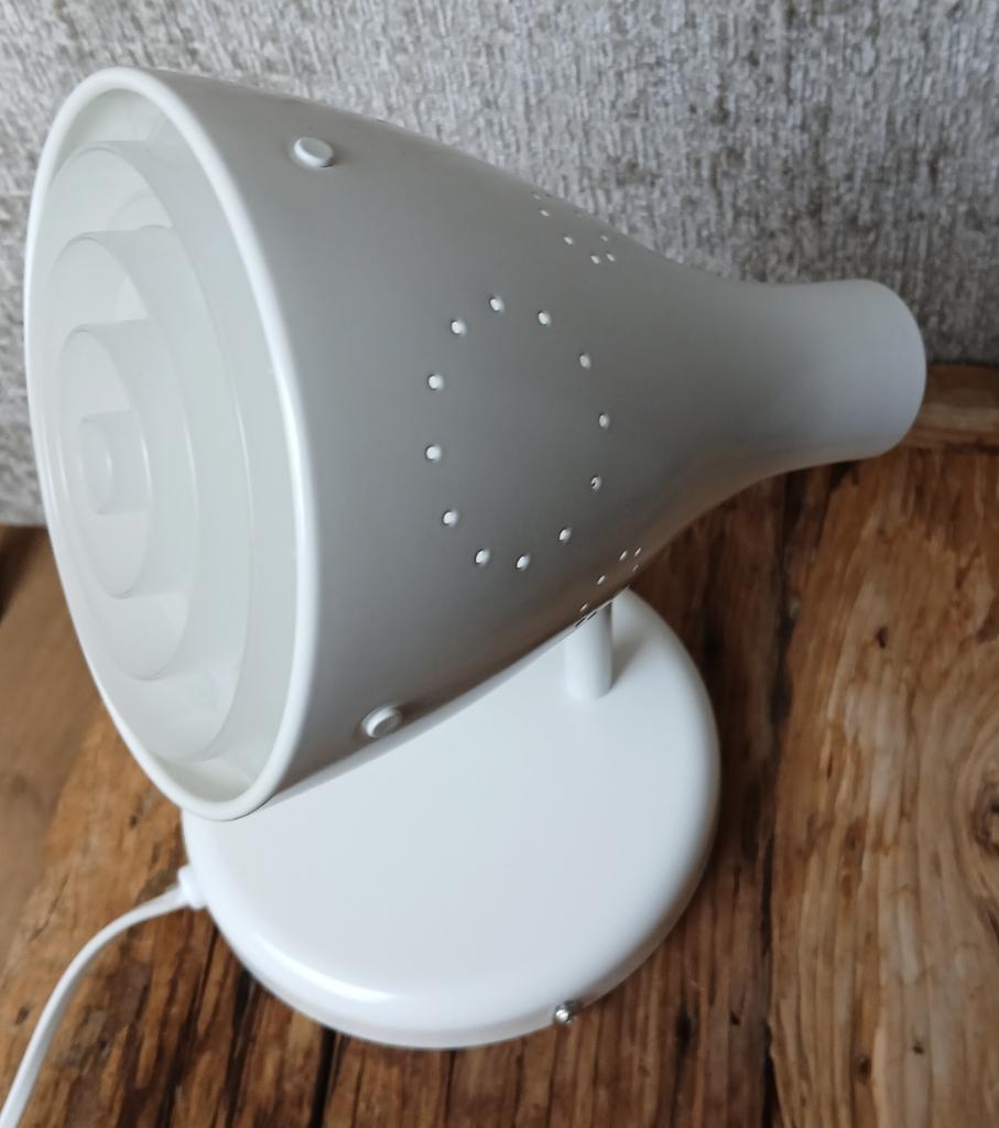 Lamp Wandlampen Ikea crème wit, jaren 90, Huis en Inrichting, Lampen | Wandlampen, Ophalen of Verzenden, Zo goed als nieuw, Metaal