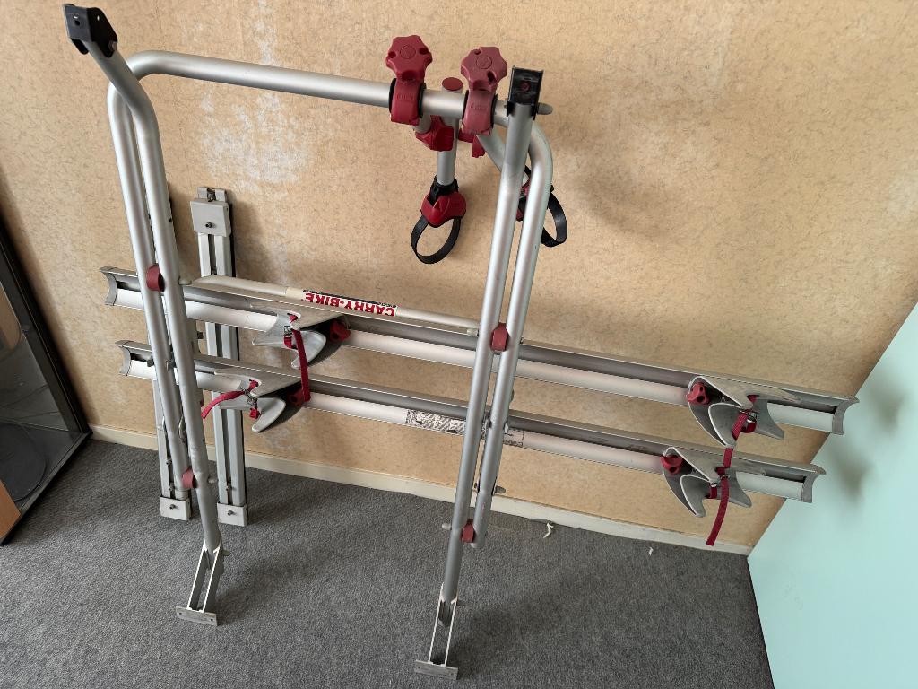 IS REEDS OPGEHAALD Fiat Ducato camperbus fietsendrager, Caravans en Kamperen, Ophalen, Gebruikt