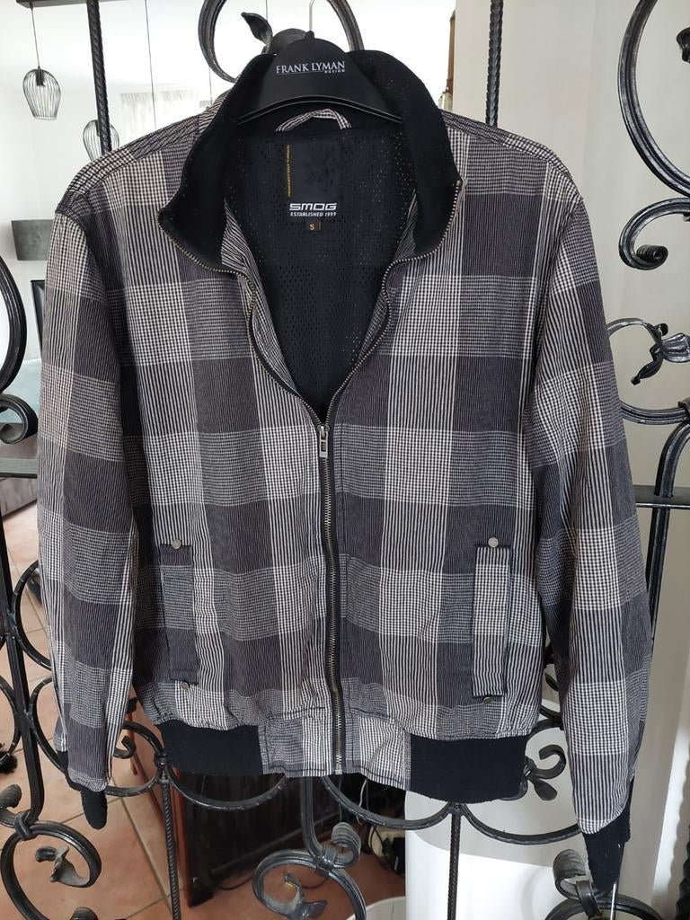 Heren tussendoorjack Smog mt S grijs/zwart, Zwart, Zo goed als nieuw, Maat 46 (S) of kleiner, Smog