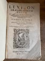 Groot formaat Grieks Latijn woordenboek uit 1628, Ophalen of Verzenden