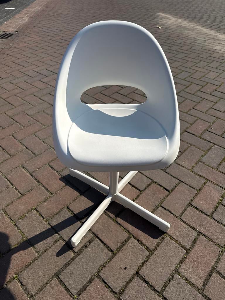 IKEA SIBBEN bureaustoel, wit, Ophalen of Verzenden, Zo goed als nieuw, Wit, Bureaustoel