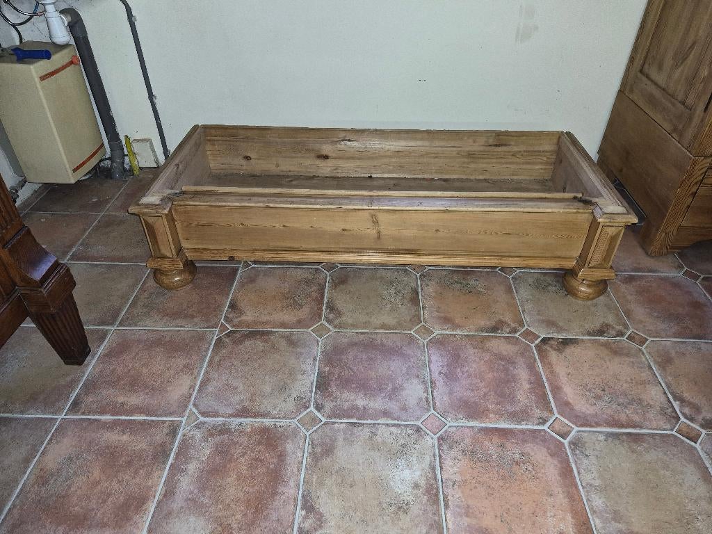 Prachtige Antieke Grenen Kast met Planken en Demontabel, Antiek en Kunst, Antiek | Meubels | Kasten, Ophalen