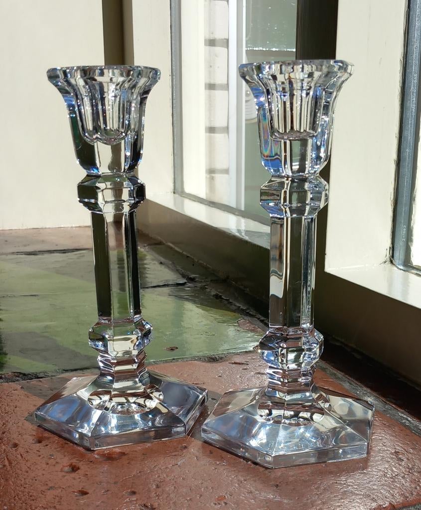 Kristallen kandelaars, Ophalen of Verzenden, Kristal