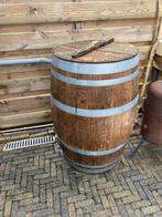 Houten regenton, Ophalen, Gebruikt, Met kraantje, 150 liter of meer