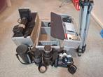 Fotokoffer met inhoud camera en toebehoren, Ophalen, Gebruikt, Spiegelreflex, Olympus