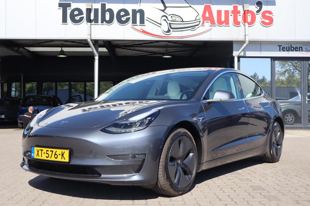 Tesla Model 3 Long Range AWD 75 kWh | SOH 89,8% | Full Self-, Auto's, Tesla, Automaat, Stof, Origineel Nederlands, 351 pk