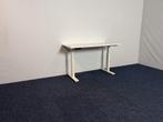 19 x Bureau Voortman (slinger), wit blad, 120 x 60 cm., Huis en Inrichting, Bureaus, Ophalen, In hoogte verstelbaar, Gebruikt