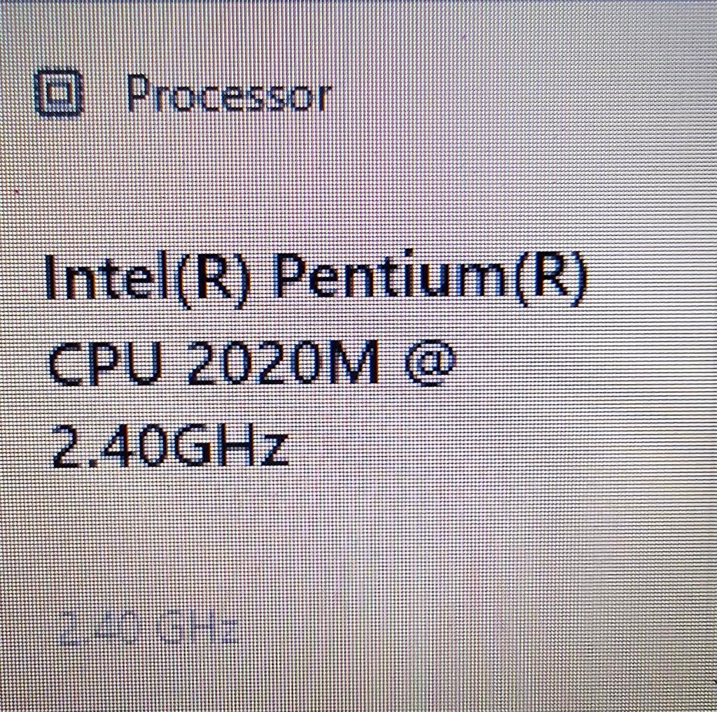 Laptop ASUS  Intel Pentium CPU 2020M 2.40GHz, Computers en Software, Processors, Ophalen of Verzenden
