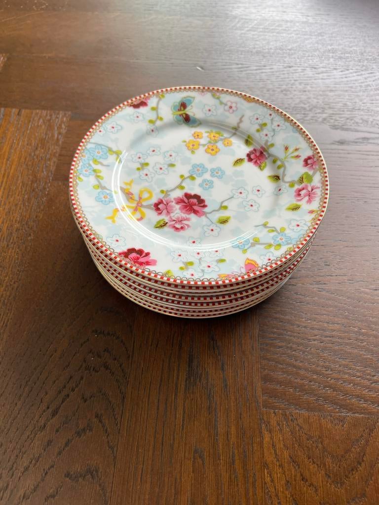 8 gebaksbordjes van Pip Studio, Huis en Inrichting, Ophalen, Nieuw, Bord(en), Overige stijlen