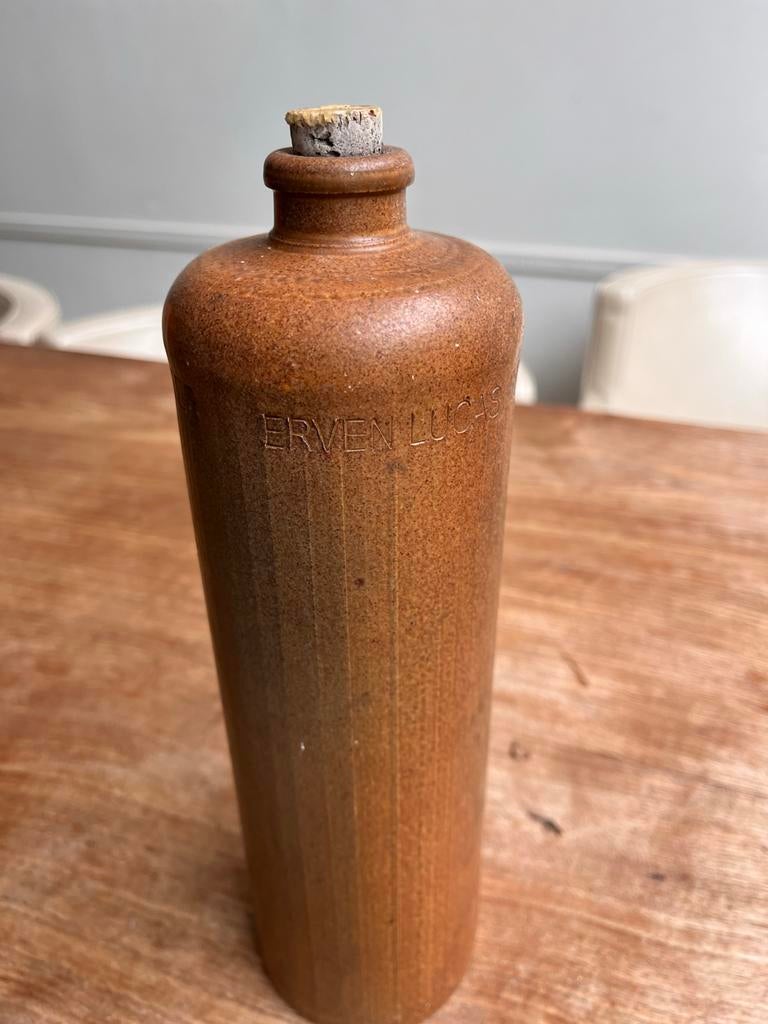 Antieke jeneverkruik Erven Lucas Bols Amsterdam 1 liter, Ophalen of Verzenden