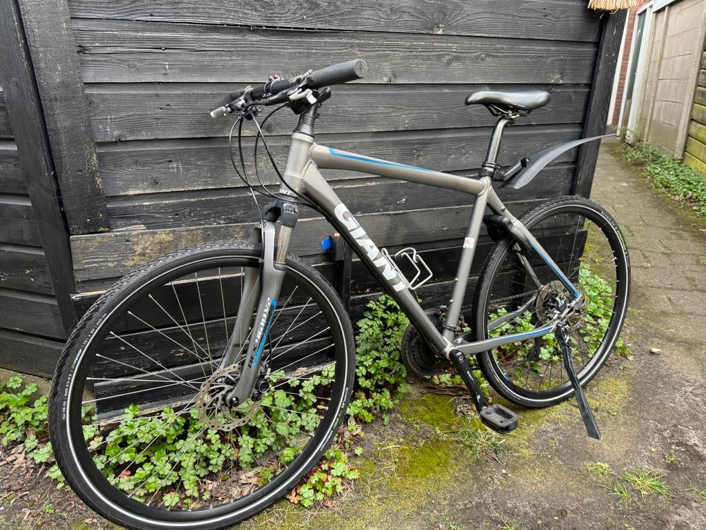 Giant Roam 1 hybride fiets maat L, Fietsen en Brommers, Ophalen, Minder dan 10 versnellingen, Gebruikt, Vering