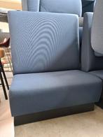 Treinbank blauw, Ophalen, Minder dan 75 cm, Tweepersoons, Treinbank / coupébank