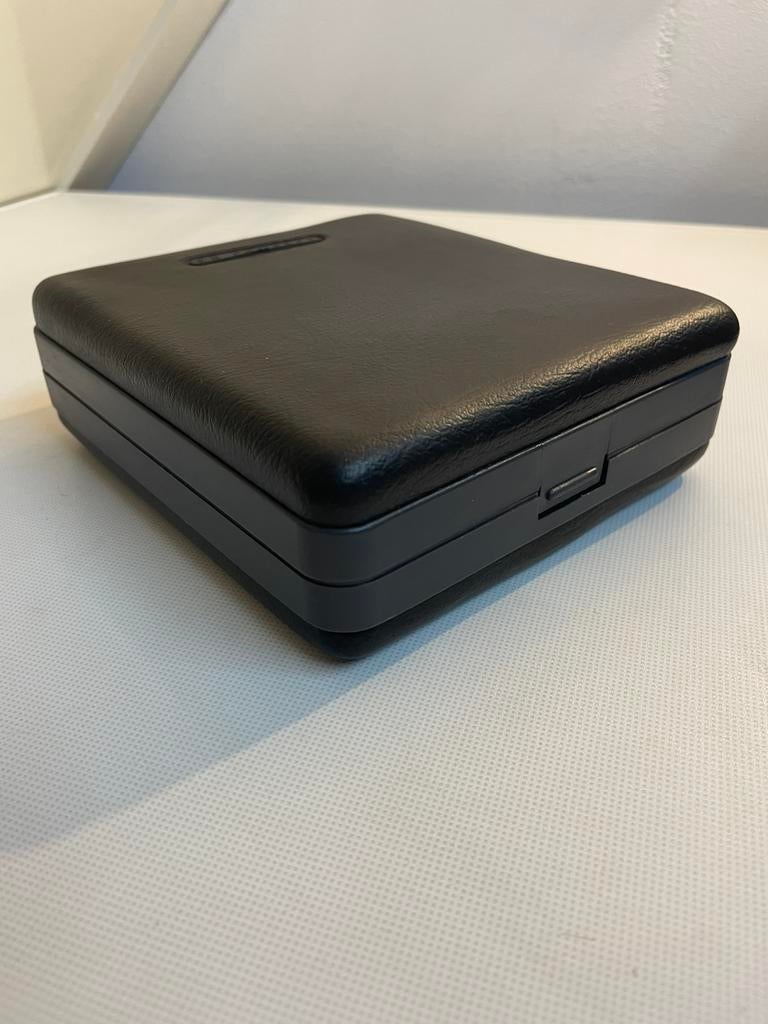 Vintage leder LaserLine case voor 12 CD's, DVD's of Blu-ray, Audio, Tv en Foto, Ophalen, Zo goed als nieuw