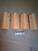 Auping poten/hoeksteunen, Huis en Inrichting, Ophalen, Eenpersoons, Beige, Zo goed als nieuw