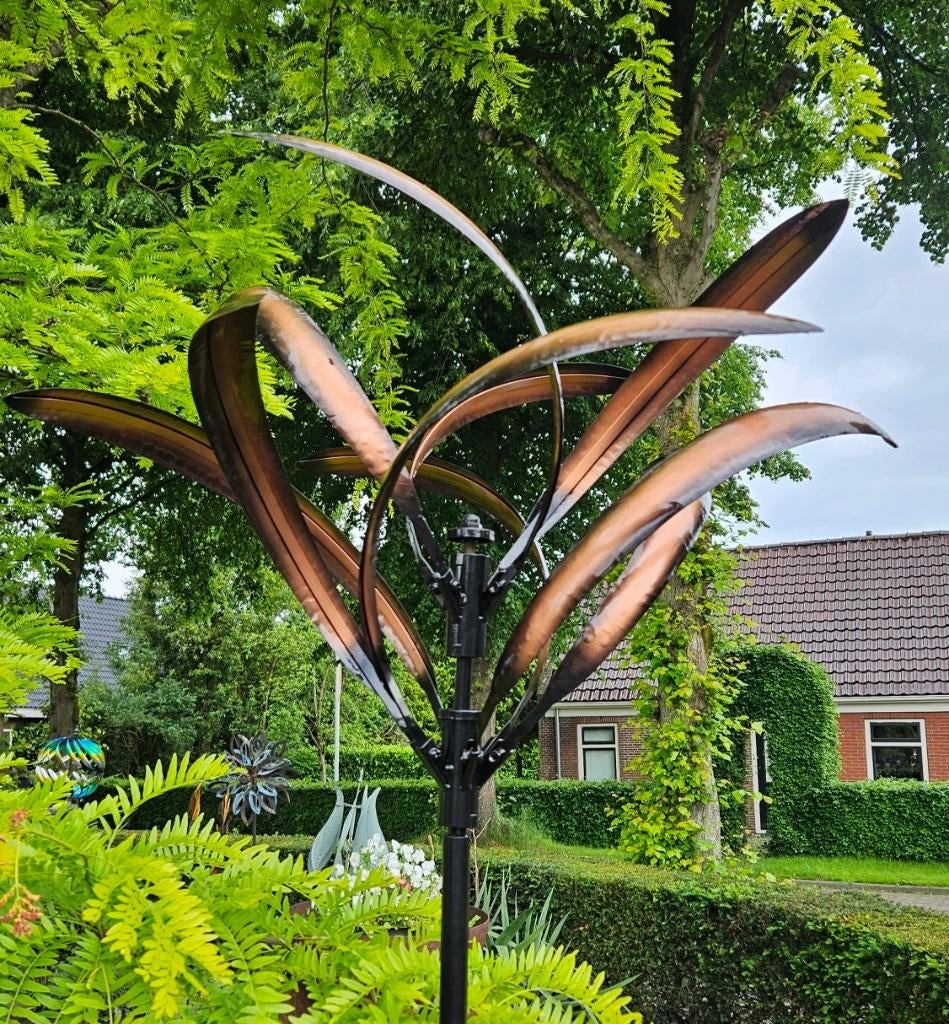 WINDMOLEN / PRAIRIE / TUINSTEKER / tuinbeeld / windspinner, Nieuw, Info@huisentuindecoratiemarie.nl, Huis en tuin decoratie marie
