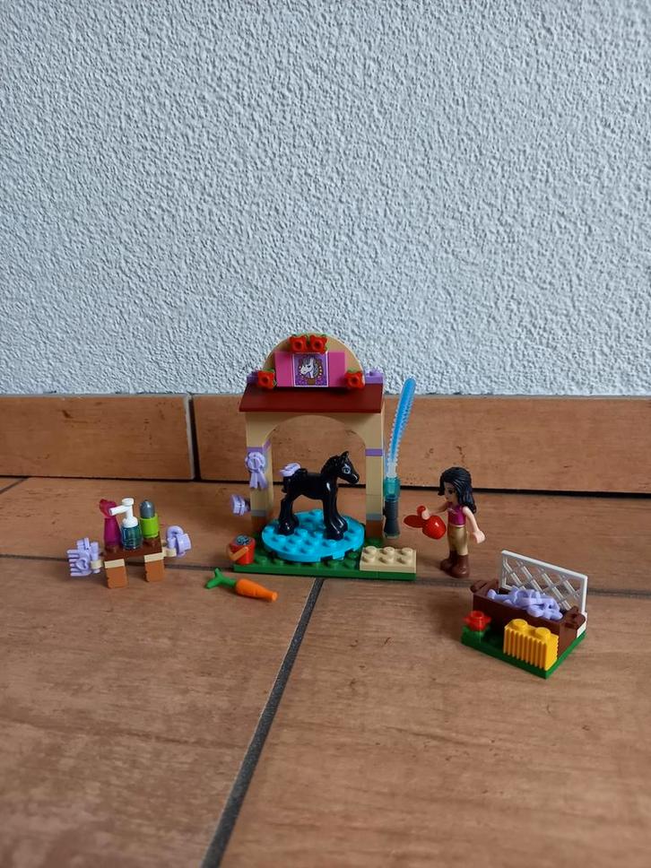 Lego Friends Veulen Wasplaats 41123 - Compleet met boekje, Kinderen en Baby's, Speelgoed | Duplo en Lego, Gebruikt, Lego, Complete set