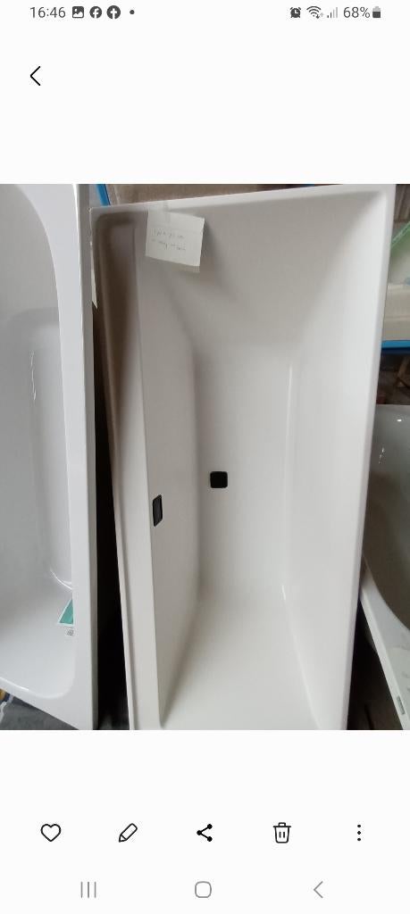 Ligbaden, NIEUW, Doe-het-zelf en Verbouw, Sanitair, Ophalen, Nieuw, Bad