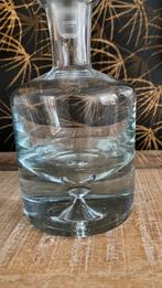 Kristal glas inclusief glazen afsluiter, Antiek en Kunst, Ophalen