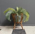 50 jaren Bamboe planten bak prullenbak of speelgoed mand, Overige materialen, Gebruikt, Minder dan 30 cm, Rond