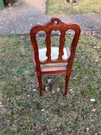 Antieke Kamerstoel met Groene Bekleding, Antiek en Kunst, Ophalen