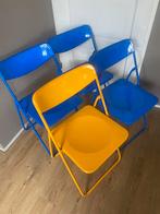 4 vintage Ikea Niels Gammelgaard klapstoelen jaren 70 zgan, Ophalen of Verzenden, Zo goed als nieuw, Bruin, Twee
