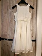 Zo goed als nieuw wit feestelijk jurkje maat 140, Ophalen of Verzenden, Zo goed als nieuw, Meisje, Jurk of Rok