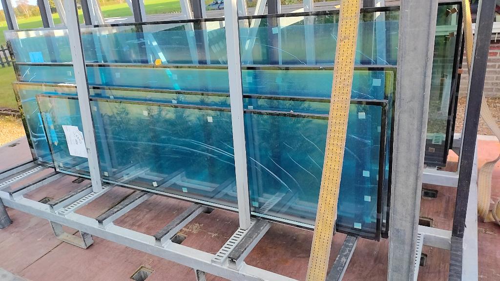 Aantal stukjes nieuw dubbel glas, Ophalen, Gevelraam of Ruit, 80 tot 120 cm, 80 tot 120 cm