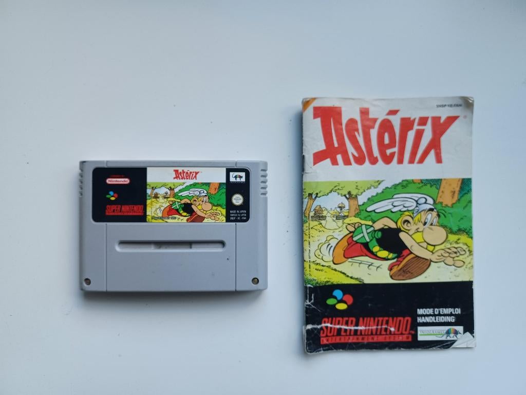 Asterix met handleiding - SNES, Spelcomputers en Games, Games | Nintendo Super NES, Avontuur en Actie, Gebruikt, 1 speler, Ophalen of Verzenden