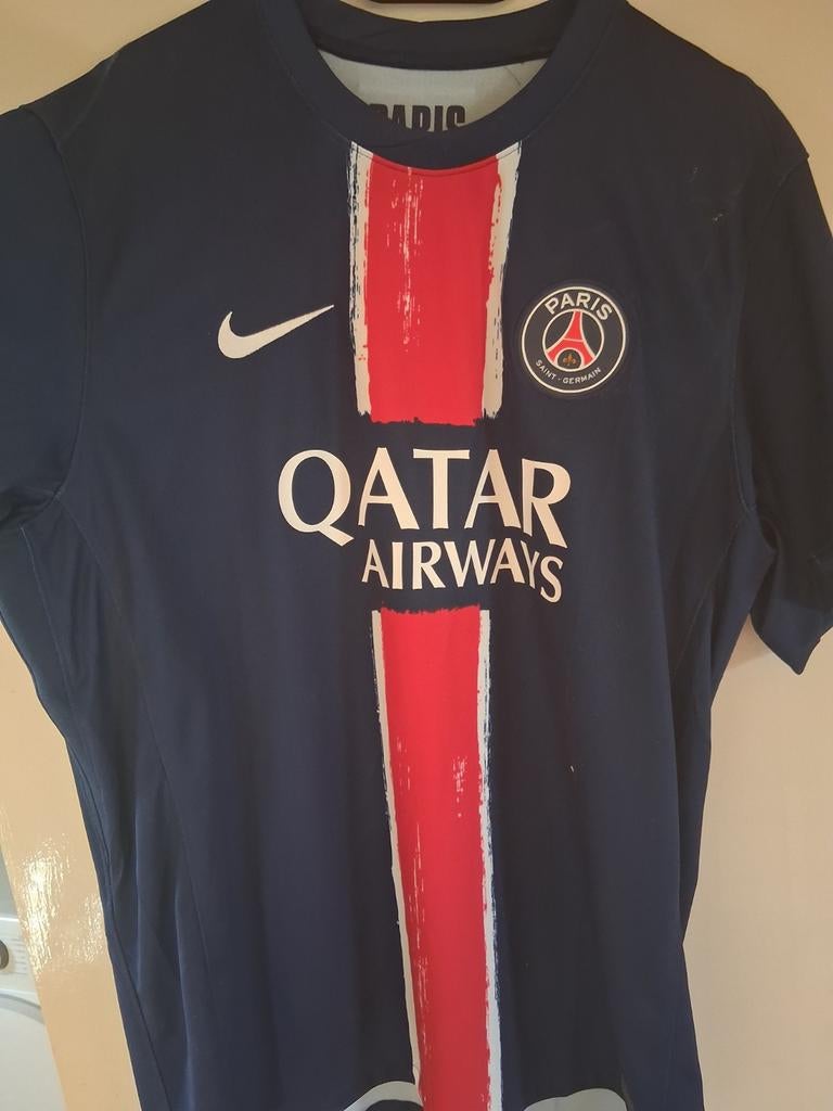 PSG kvaratskhelia nr 7 24/25 orginele shirt, Maat L, Ophalen of Verzenden, Zo goed als nieuw, Shirt