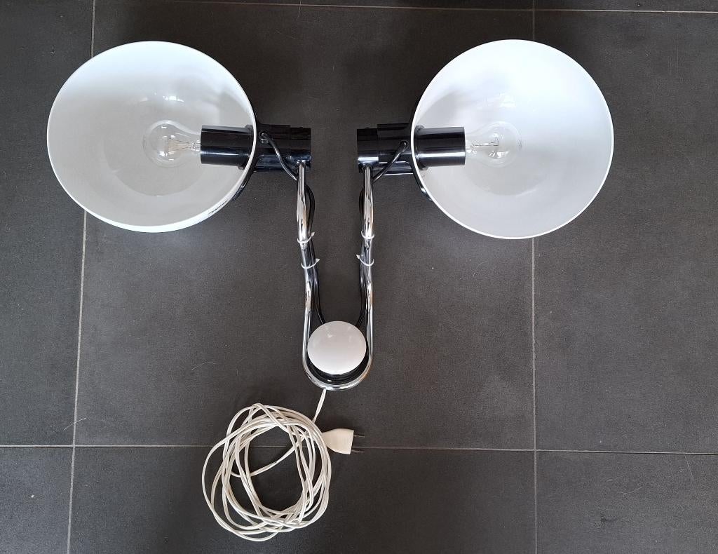 Libellule design wandlamp Guzzini, italie 1970 en andere, Ophalen of Verzenden