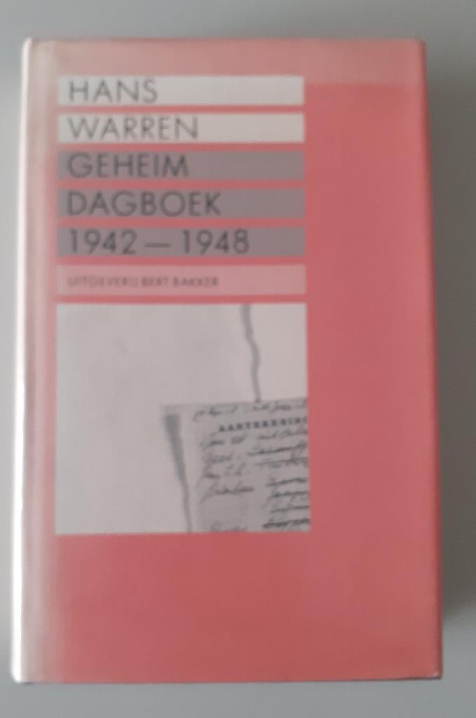 Hans Warren - Geheim Dagboek 1942-1948, Ophalen of Verzenden, Gelezen, Hans Warren, Nederland